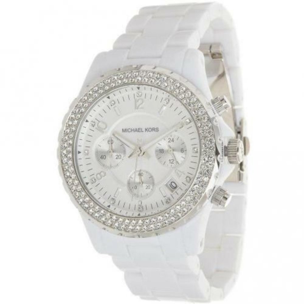 Michael Kors - Women's Madison Watch - MK 5300 - White Crystal Acrylic